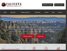 Tablet Screenshot of calvistains.com
